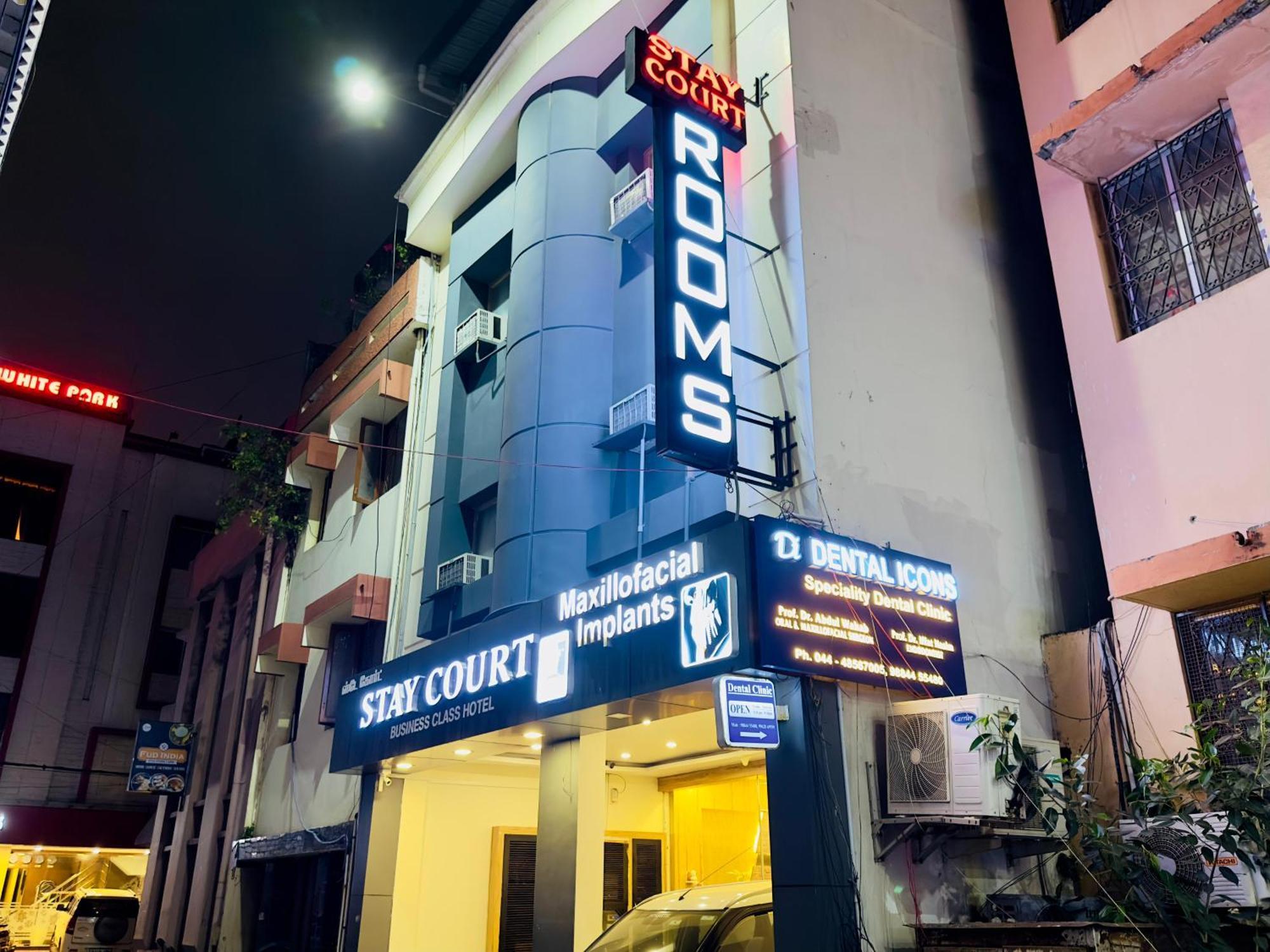 Stay Court - Business Class Hotel - Near Central Railway Station 첸나이 외부 사진